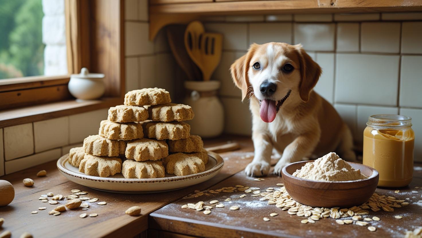 Easy Homemade Dog Treats Recipe [No Oven Needed]